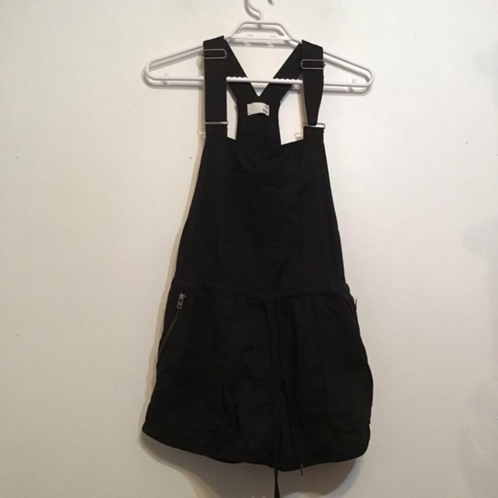 Aritzia Wilfred Free Beatriz RomperDrawstring overall romper Black - Picture 5 of 11